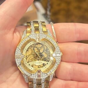 Gold and Silver Men's Watch